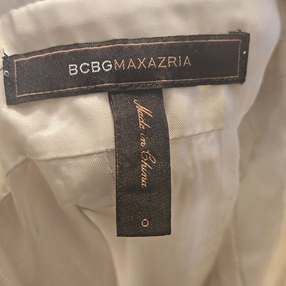 BCBGMaxazria 2009 Taylor Swift Off White-Beige Corozo VVV6D633 Lined Mini Dress - Picture 11 of 12